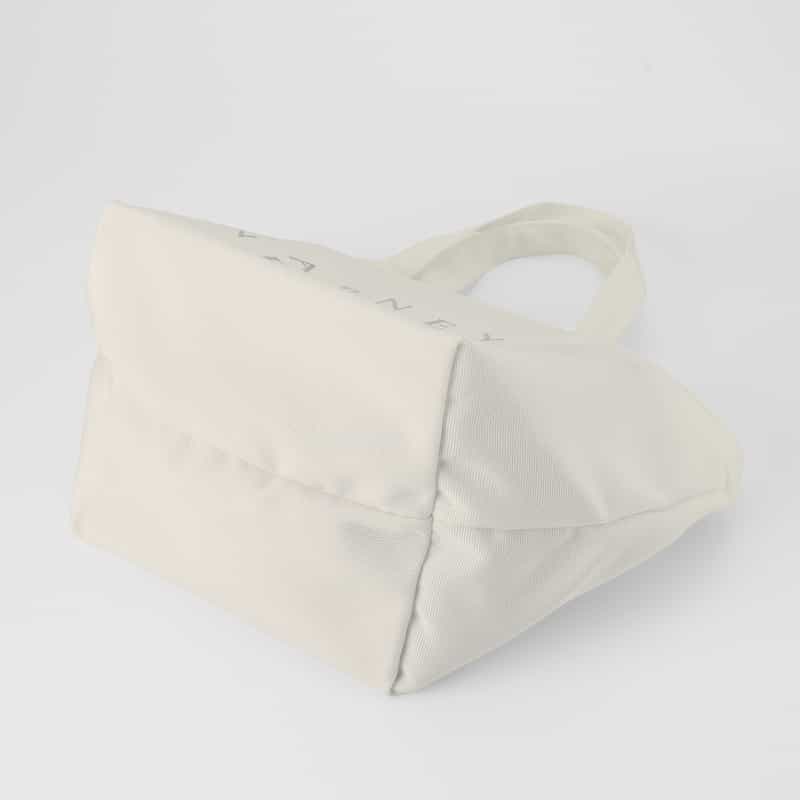 BARNEYS NEW YORK ロゴ入り ミニトートバッグ WHITE