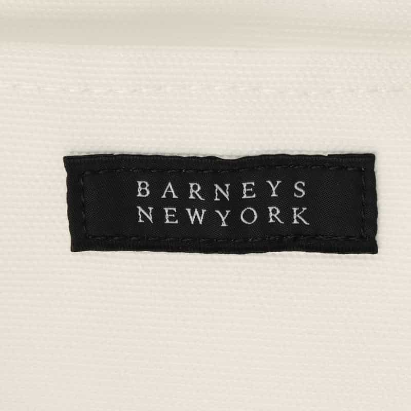 BARNEYS NEW YORK ロゴ入り ミニトートバッグ WHITE