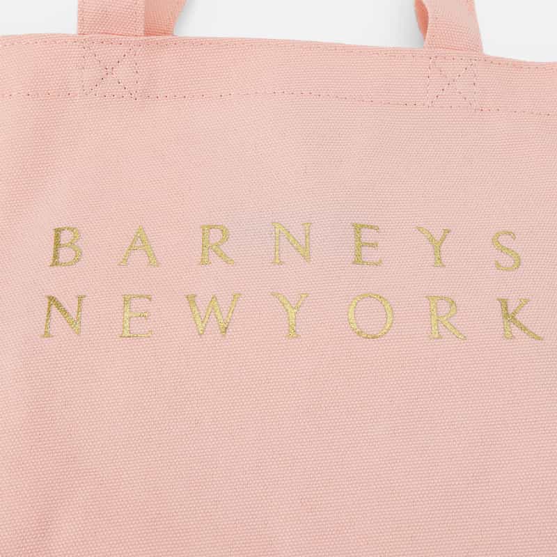 BARNEYS NEW YORK ロゴ入り ミニトートバッグ PINK