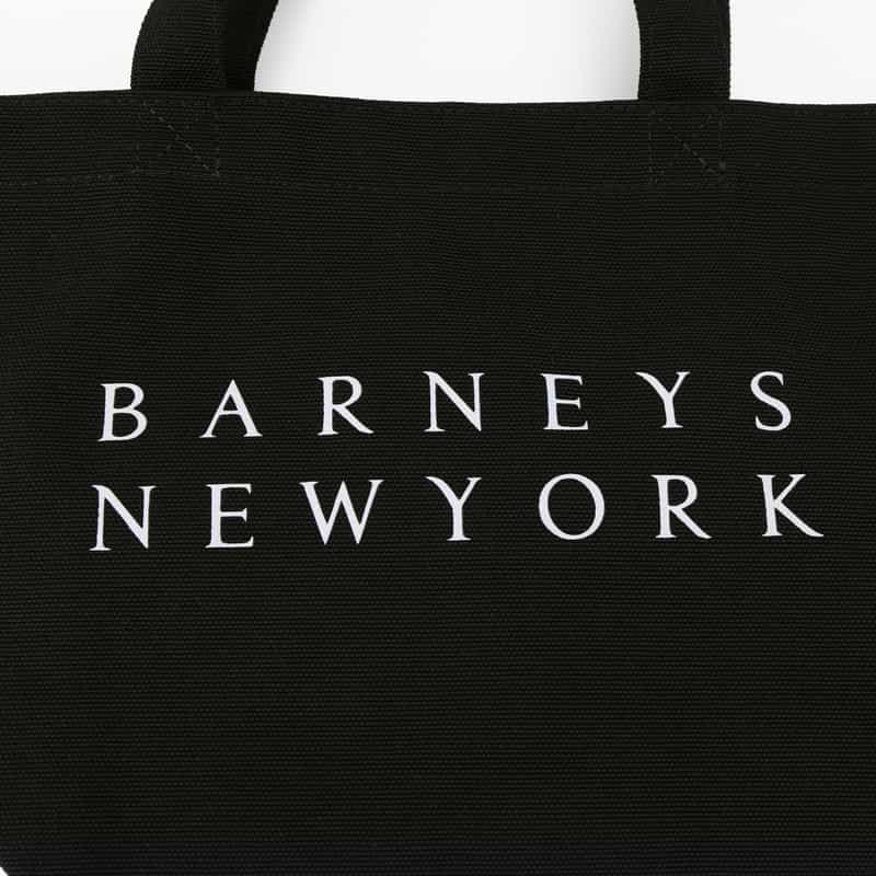 BARNEYS NEW YORK ロゴ入り ミニトートバッグ BLACK