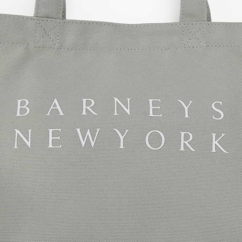 BARNEYS NEW YORK ロゴ入り ミニトートバッグ GRAY