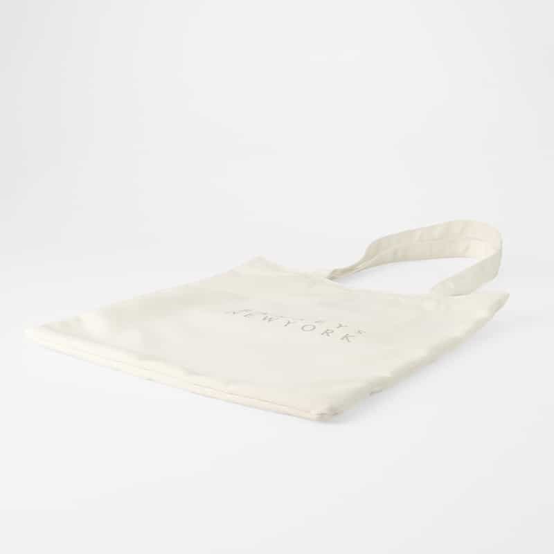 BARNEYS NEW YORK ロゴ入り トールトートバッグ WHITE