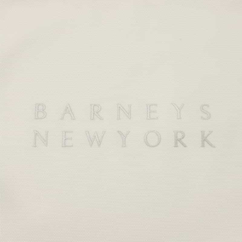 BARNEYS NEW YORK ロゴ入り トールトートバッグ WHITE