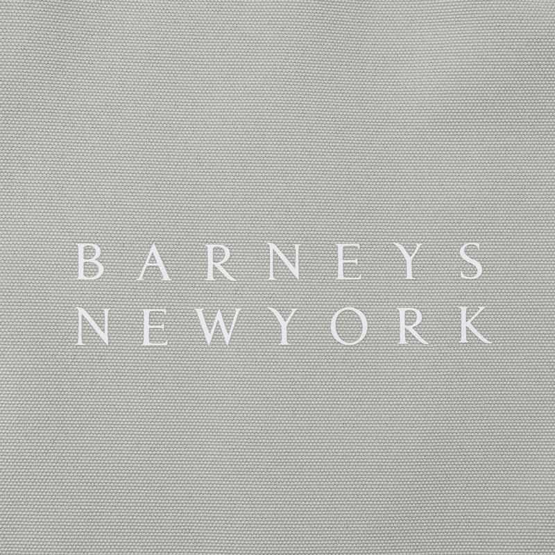 BARNEYS NEW YORK ロゴ入り トールトートバッグ GRAY