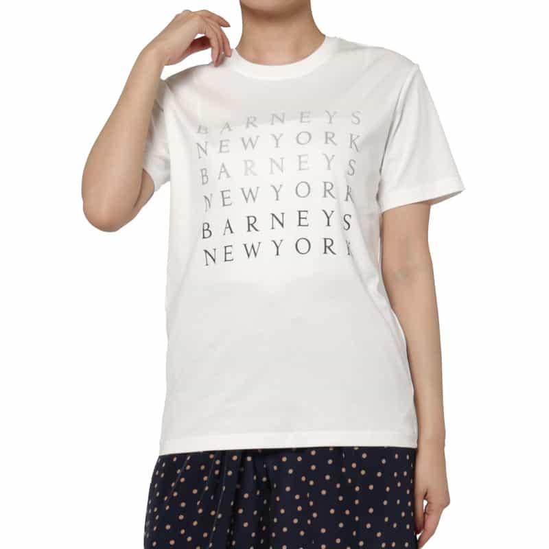 ウォッシャブル グラデーションプリントロゴTシャツ