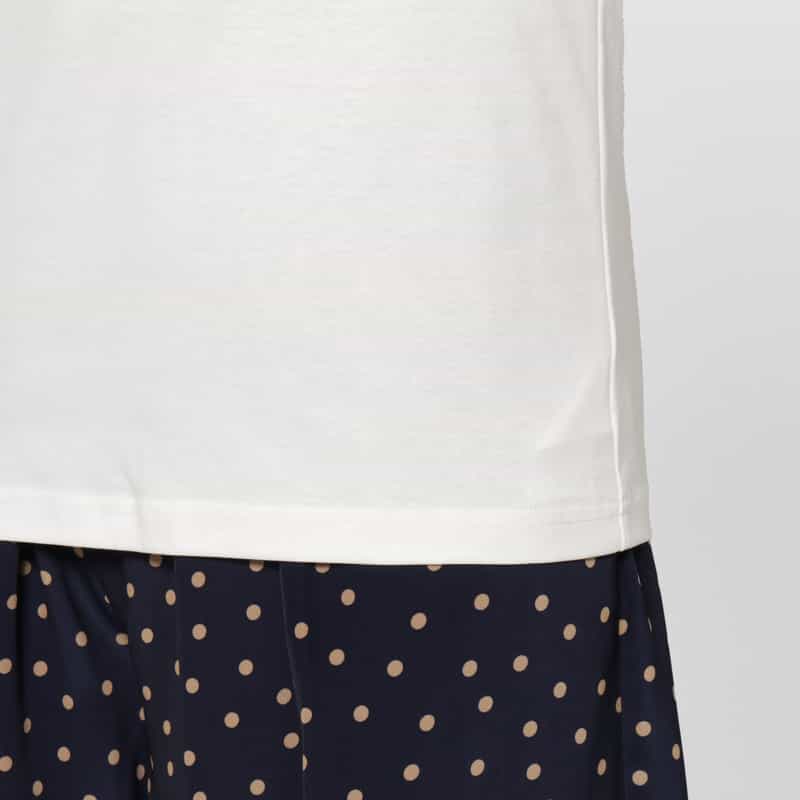 BARNEYS NEW YORK ウォッシャブル グラデーションプリントロゴTシャツ WHITE