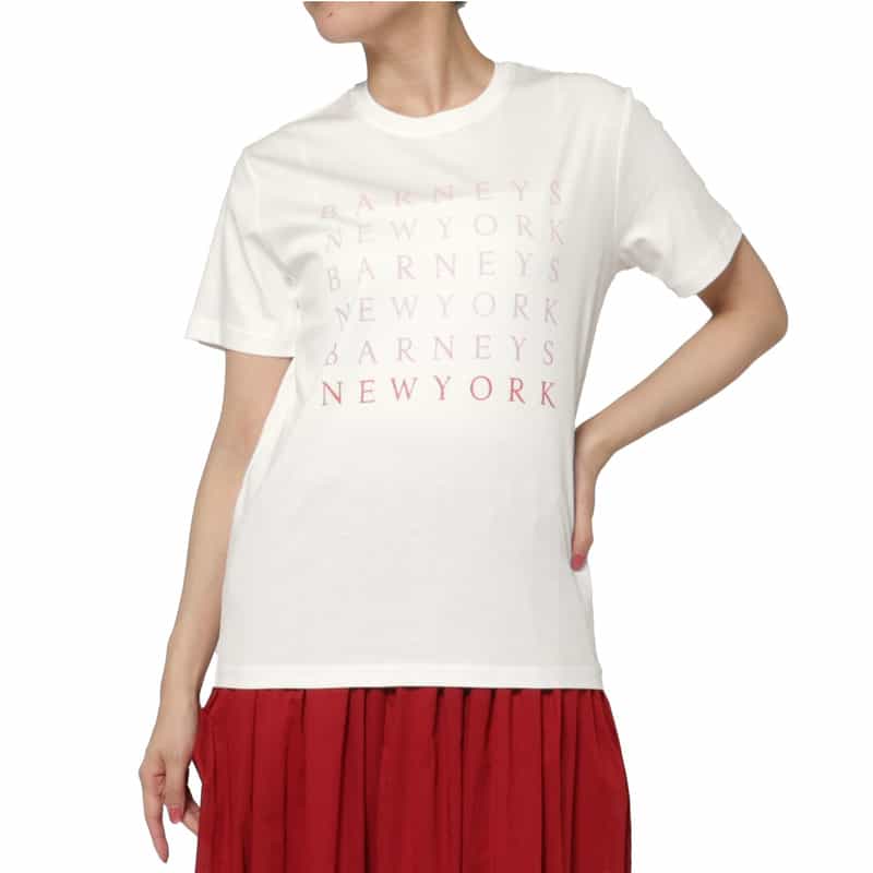 ウォッシャブル グラデーションプリントロゴTシャツ