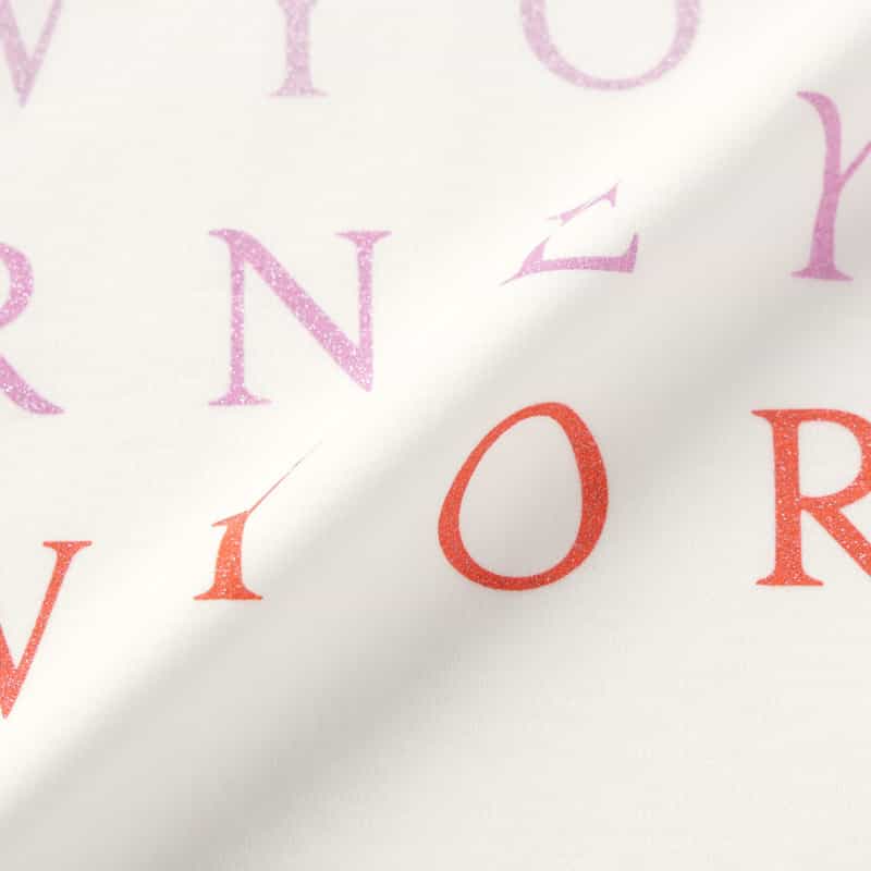 BARNEYS NEW YORK ウォッシャブル グラデーションプリントロゴTシャツ MULTI COLOR