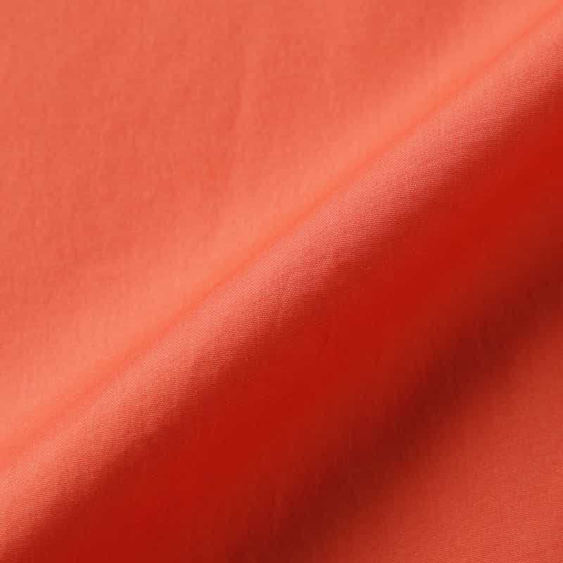 BARNEYS NEW YORK ウォッシャブル ギャザースリーブロングドレス ORANGE
