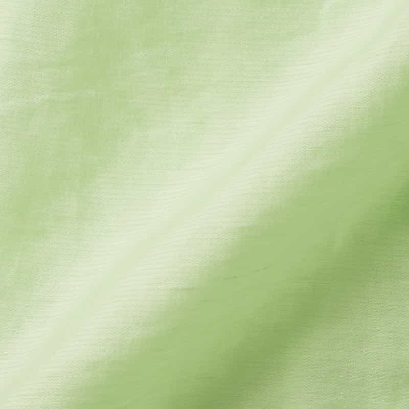 BARNEYS NEW YORK ウォッシャブル シアー素材 タック入りボリュームブラウス LIGHT GREEN