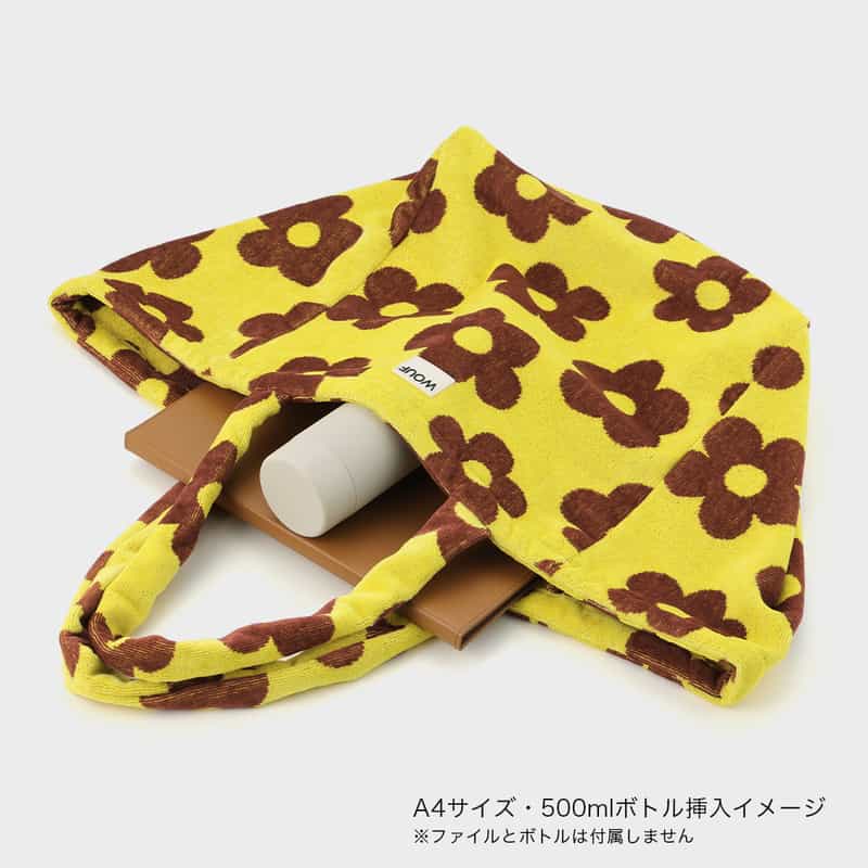 WOUF WOUF ＜ウーフ＞ トートバッグ YELLOW