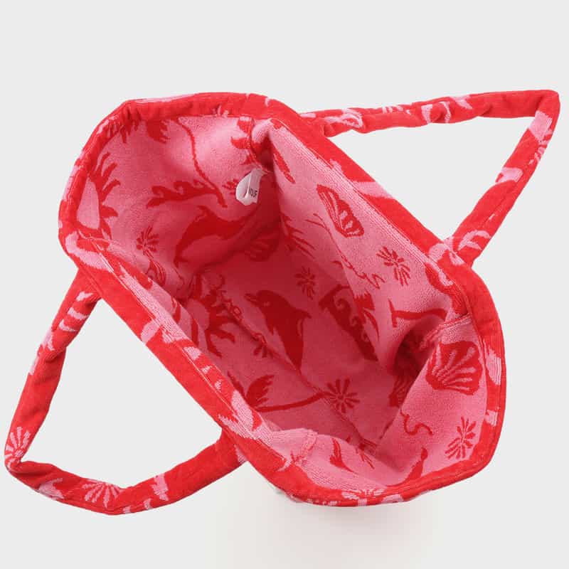 WOUF WOUF ＜ウーフ＞ トートバッグ RED