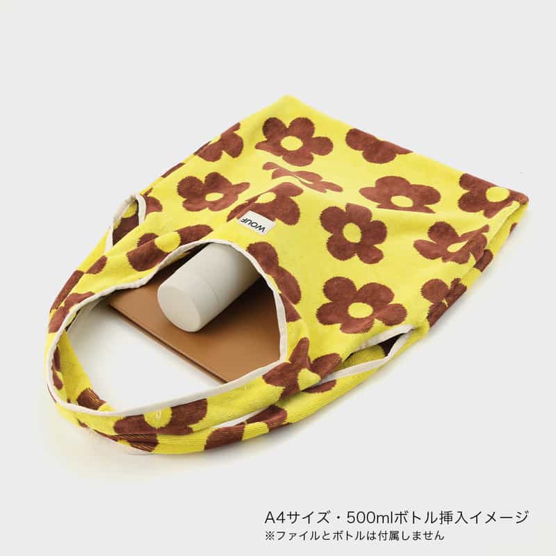 WOUF WOUF ＜ウーフ＞ トートバッグ YELLOW