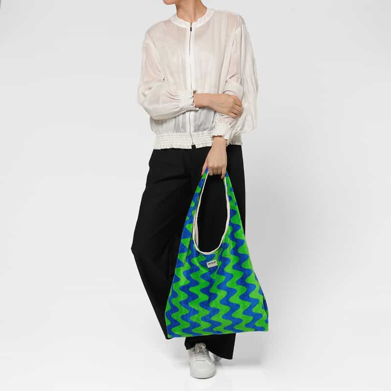 WOUF WOUF ＜ウーフ＞ トートバッグ GREEN