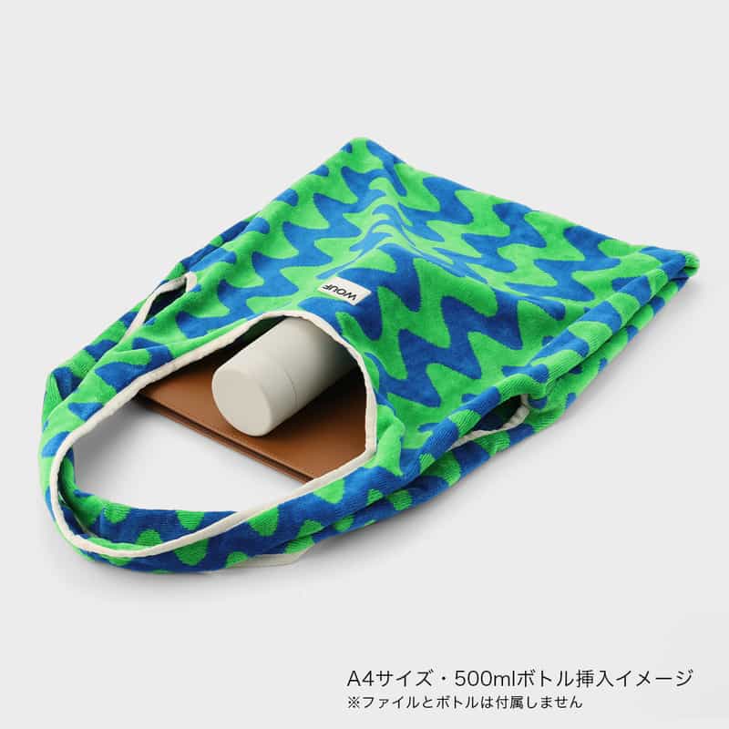 WOUF WOUF ＜ウーフ＞ トートバッグ GREEN