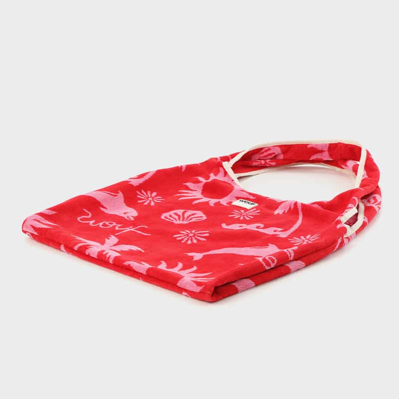 WOUF WOUF ＜ウーフ＞ トートバッグ RED