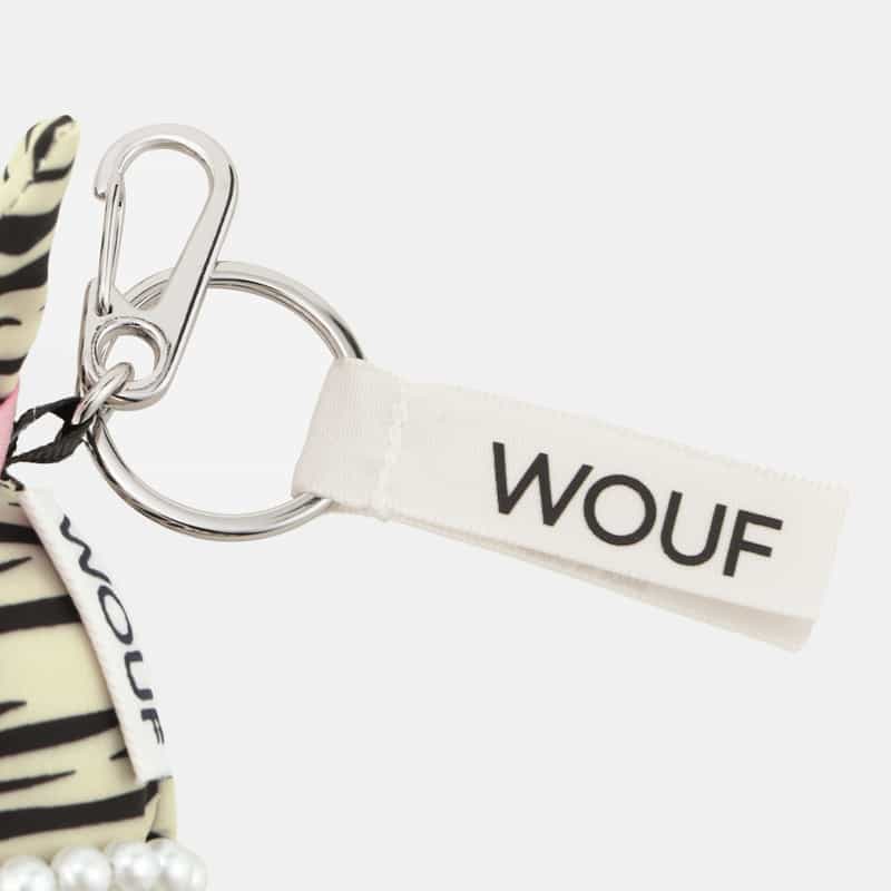 WOUF WOUF ＜ウーフ＞ チャーム （ラビット） BEIGE