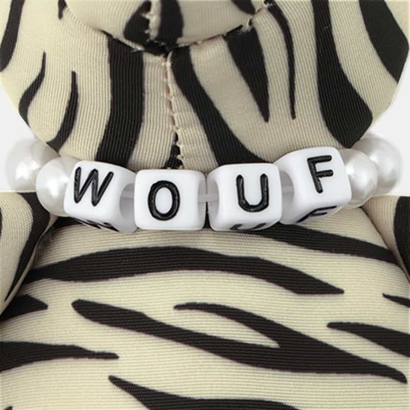WOUF WOUF ＜ウーフ＞ チャーム （ラビット） BEIGE