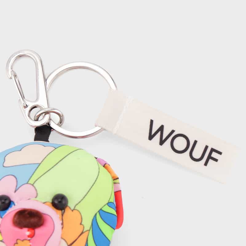WOUF WOUF ＜ウーフ＞ チャーム （ベア） MULTI COLOR