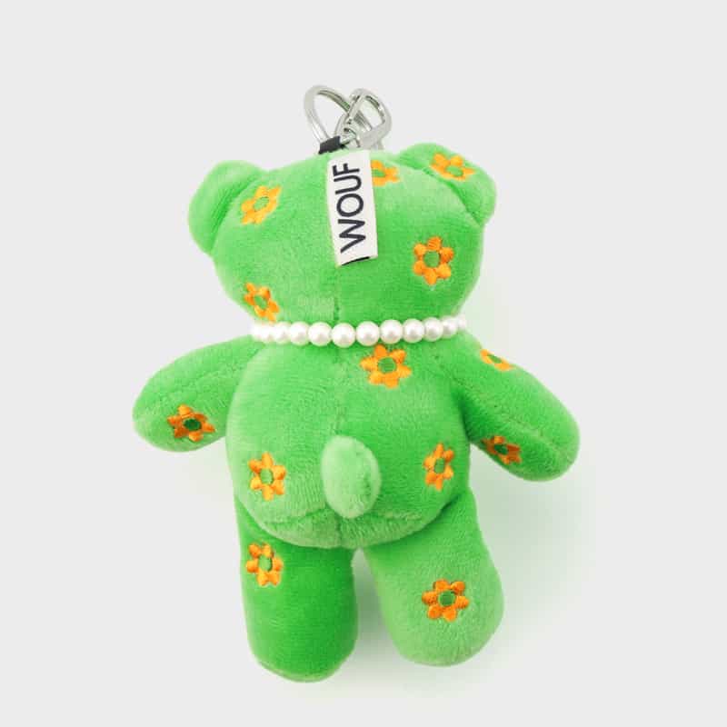 WOUF WOUF ＜ウーフ＞ チャーム （ベア） LIGHT GREEN