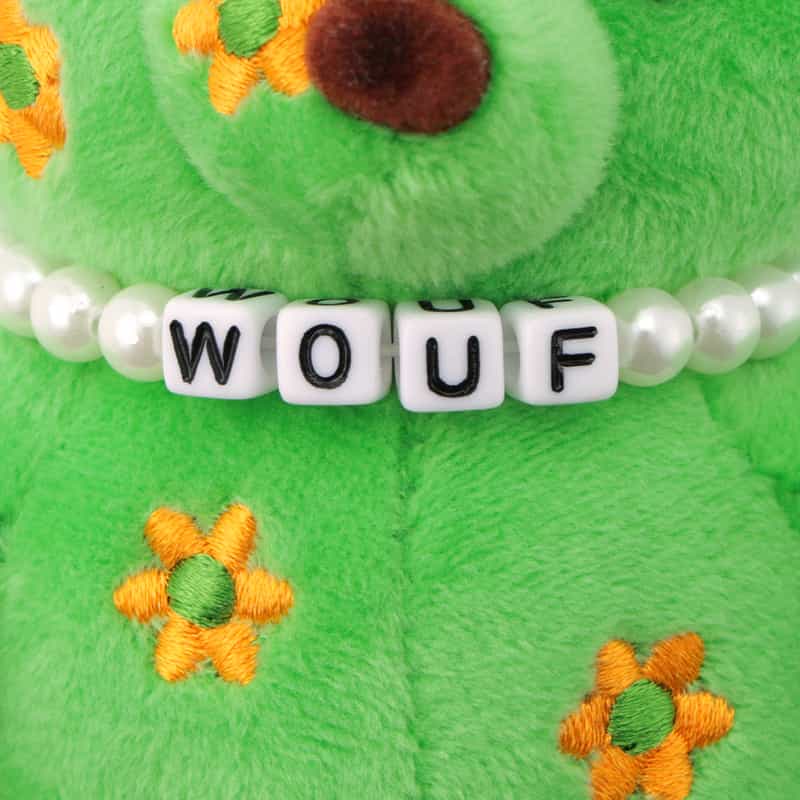 WOUF WOUF ＜ウーフ＞ チャーム （ベア） LIGHT GREEN