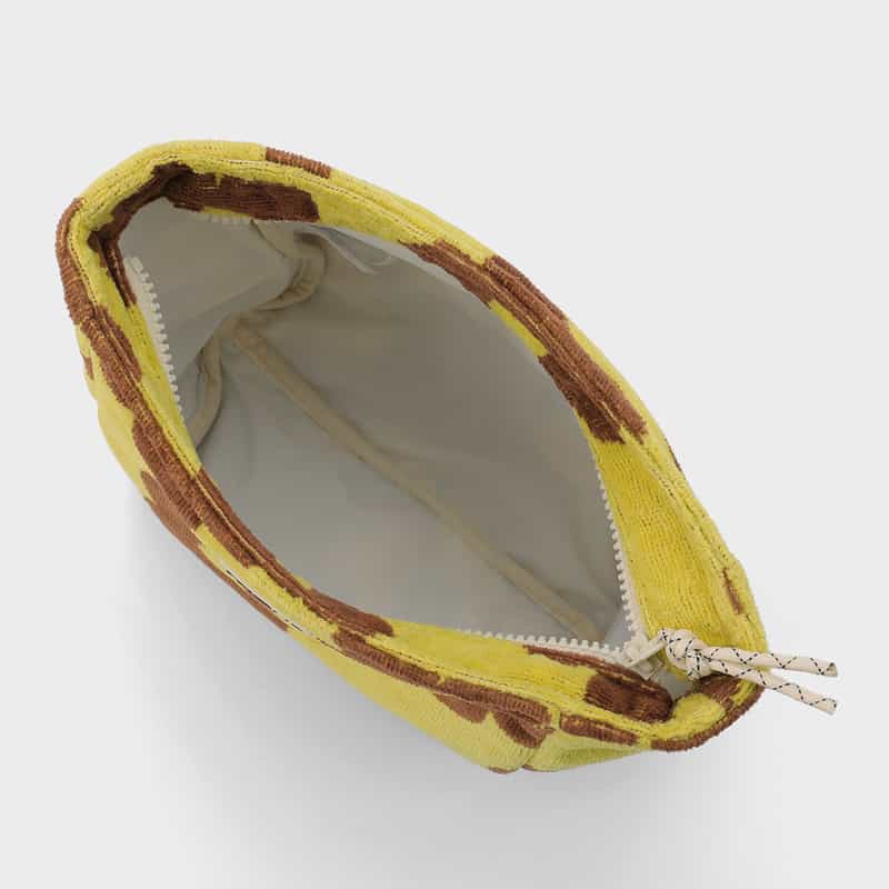 WOUF WOUF ＜ウーフ＞ コットンポーチ YELLOW