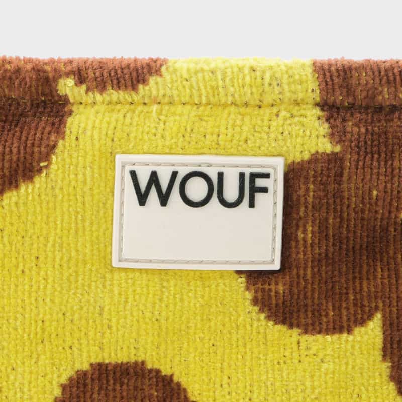 WOUF WOUF ＜ウーフ＞ コットンポーチ YELLOW