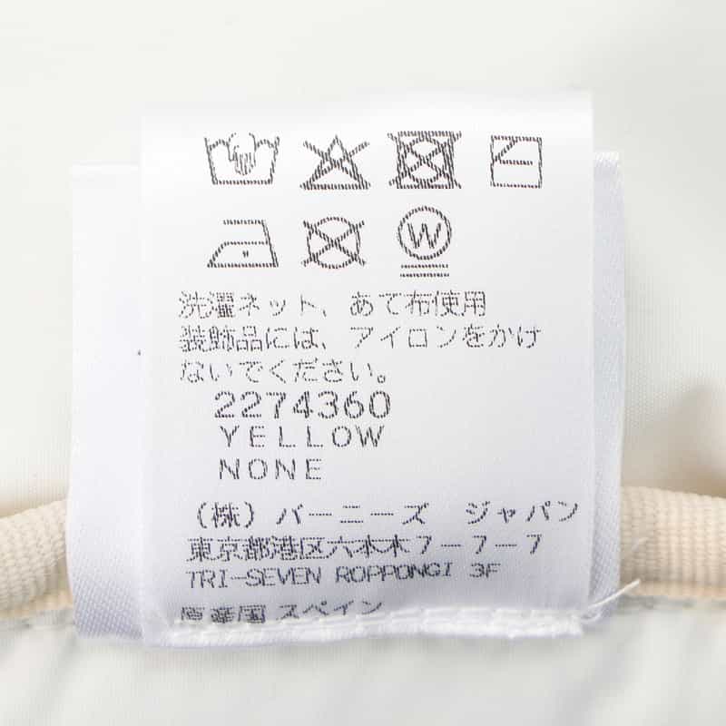 WOUF WOUF ＜ウーフ＞ コットンポーチ YELLOW