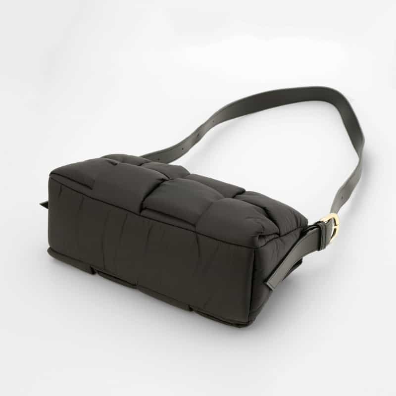 VIOLAD’ORO VIOLAD’ORO ＜ヴィオラドーロ＞ チェックデザイン ショルダーバッグ BLACK