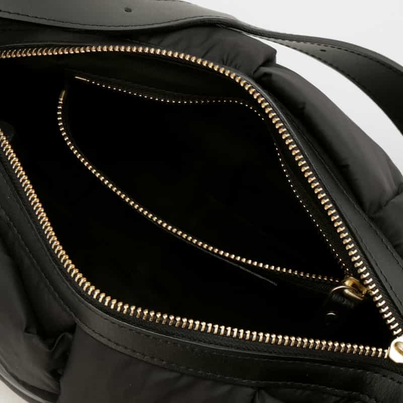 VIOLAD’ORO VIOLAD’ORO ＜ヴィオラドーロ＞ チェックデザイン ショルダーバッグ BLACK