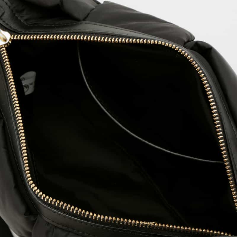 VIOLAD’ORO VIOLAD’ORO ＜ヴィオラドーロ＞ チェックデザイン ショルダーバッグ BLACK
