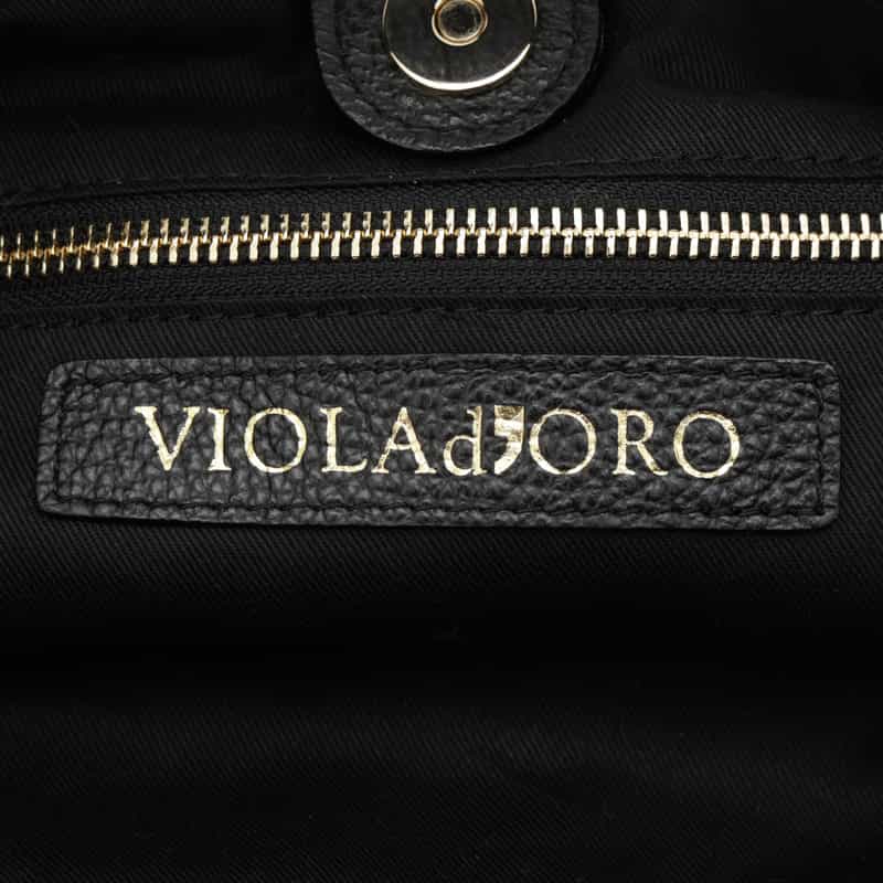 VIOLAD’ORO VIOLAD’ORO ＜ヴィオラドーロ＞ レオパード柄フェイクファートートバッグ LIGHT BROWN
