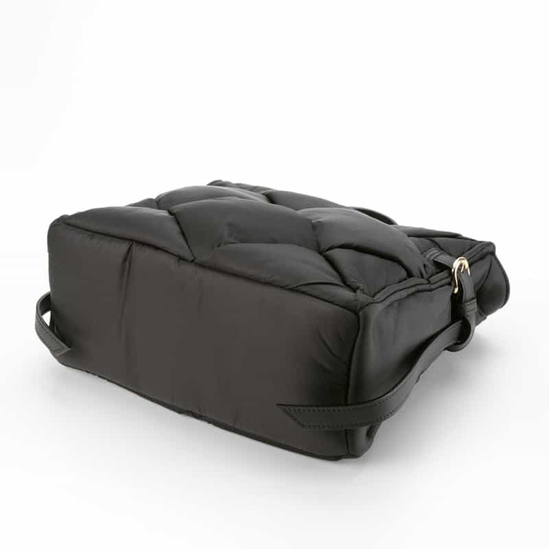 VIOLAD’ORO VIOLAD’ORO ＜ヴィオラドーロ＞ チェックデザイン ミニトートバッグ BLACK