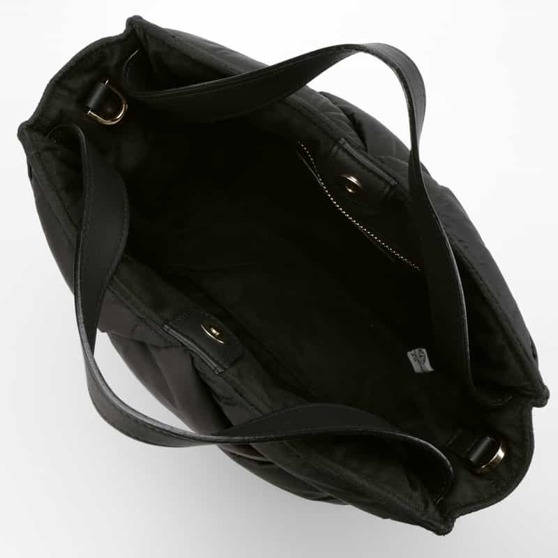 VIOLAD’ORO VIOLAD’ORO ＜ヴィオラドーロ＞ チェックデザイン ミニトートバッグ BLACK