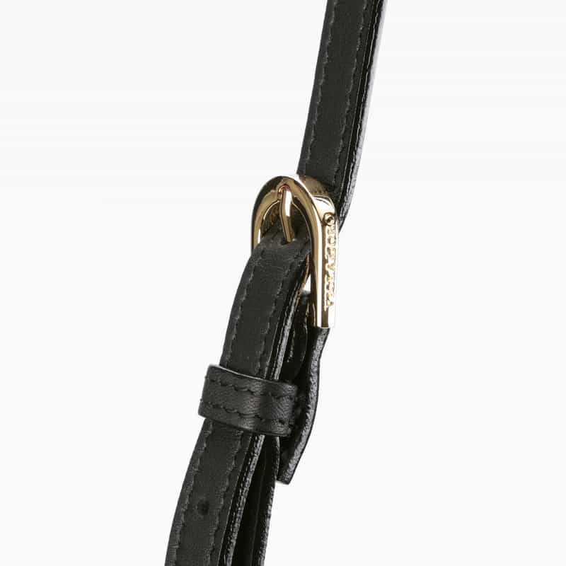 VIOLAD’ORO VIOLAD’ORO ＜ヴィオラドーロ＞ チェックデザイン ミニトートバッグ BLACK