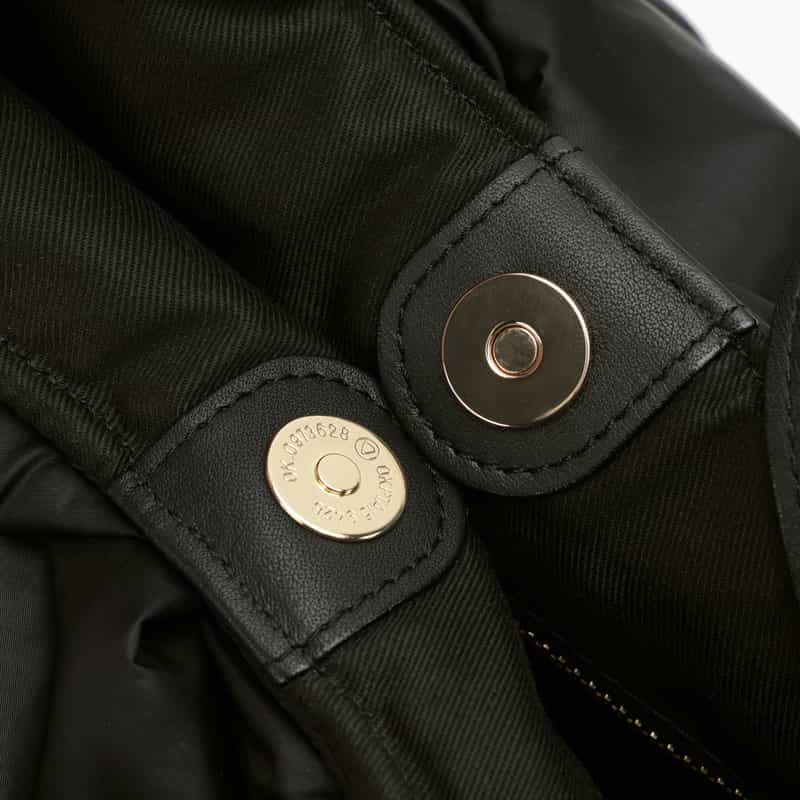 VIOLAD’ORO VIOLAD’ORO ＜ヴィオラドーロ＞ チェックデザイン ミニトートバッグ BLACK