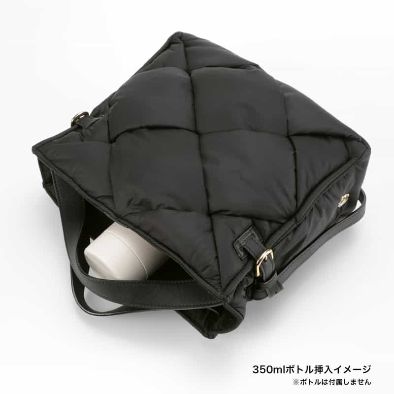 VIOLAD’ORO VIOLAD’ORO ＜ヴィオラドーロ＞ チェックデザイン ミニトートバッグ BLACK