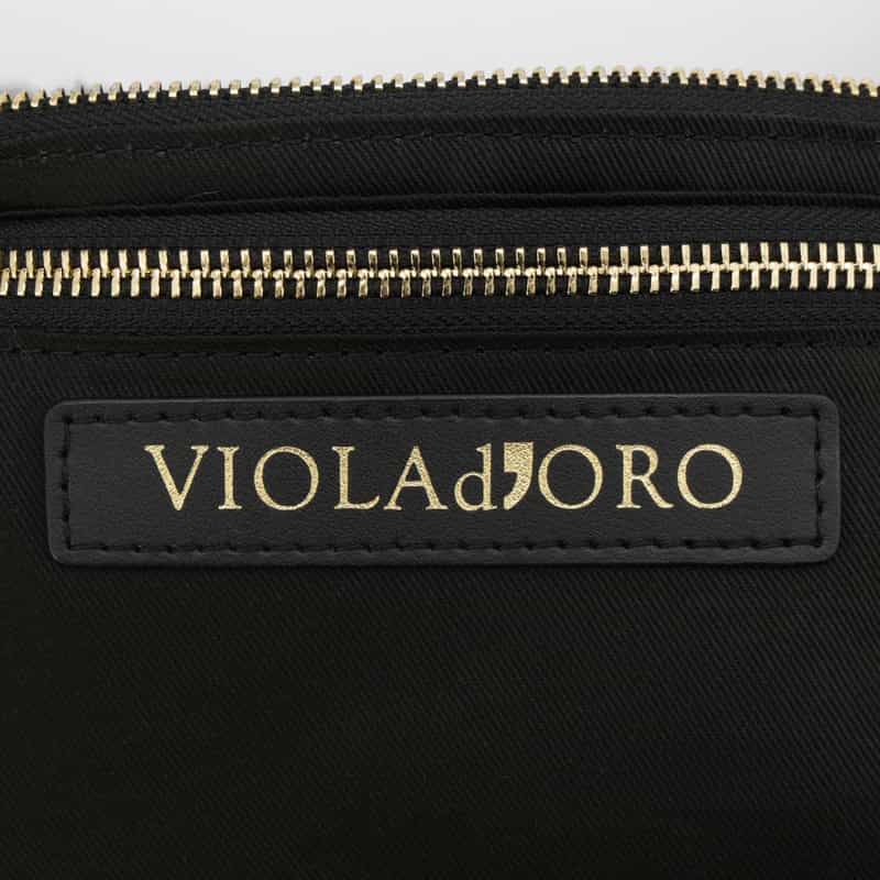 VIOLAD’ORO VIOLAD’ORO ＜ヴィオラドーロ＞ フェイクファー ショルダーバッグ GRAY