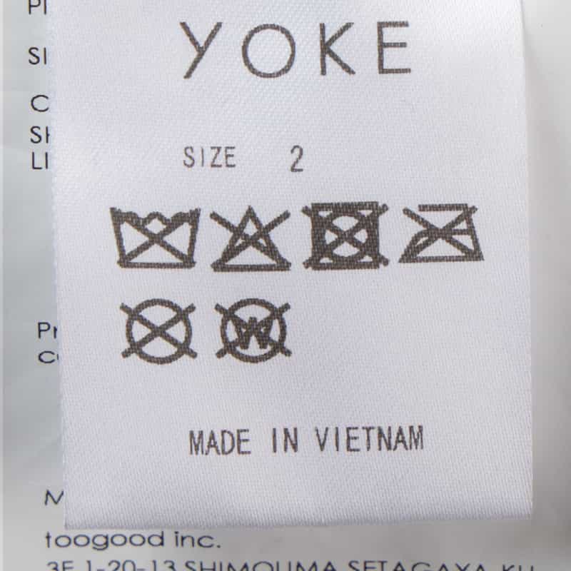 YOKE YOKE＜ヨーク＞ レザーフライトジャケット BLACK