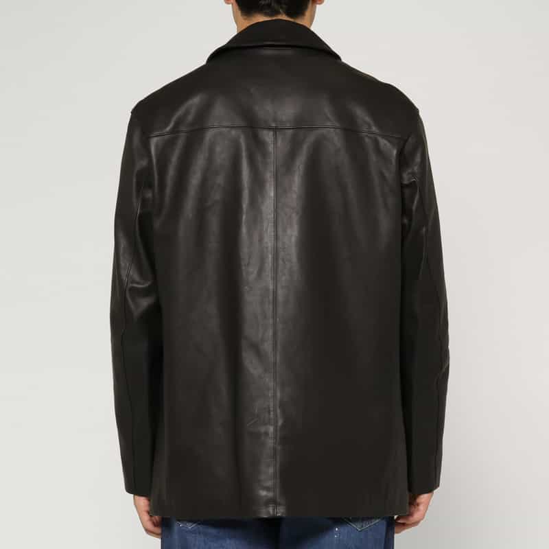 YOKE YOKE＜ヨーク＞ レザージャケット BLACK