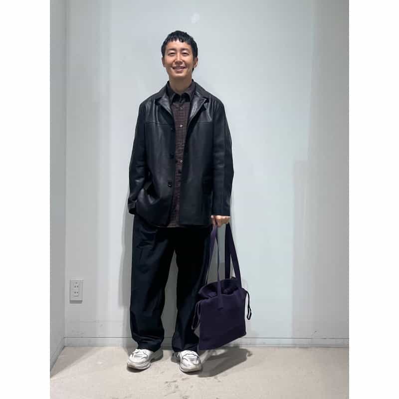 YOKE YOKE＜ヨーク＞ レザージャケット BLACK