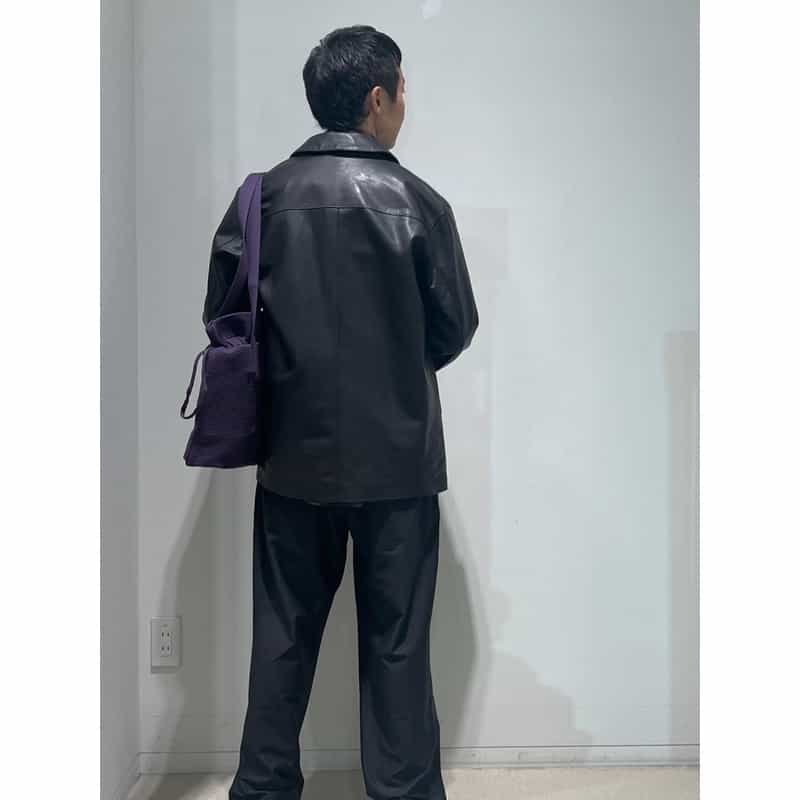 YOKE YOKE＜ヨーク＞ レザージャケット BLACK