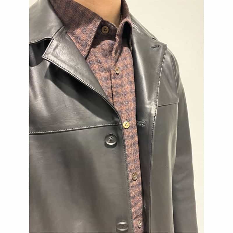 YOKE YOKE＜ヨーク＞ レザージャケット BLACK