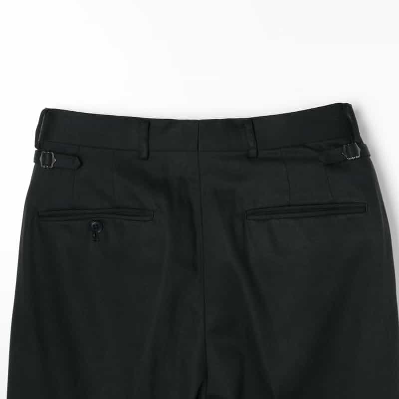 YOKE YOKE＜ヨーク＞ ワイドテーパードパンツ BLACK