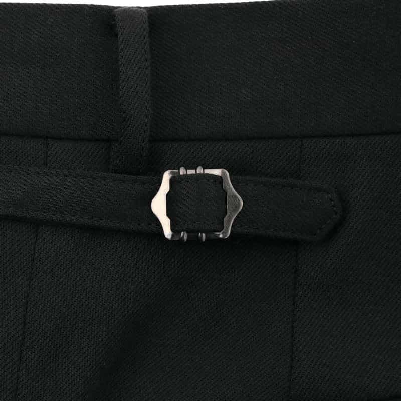 YOKE YOKE＜ヨーク＞ ワイドテーパードパンツ BLACK