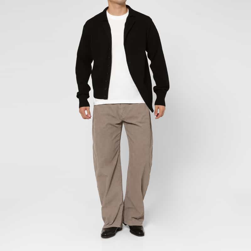 YOKE YOKE＜ヨーク＞ ニットシャツ BLACK