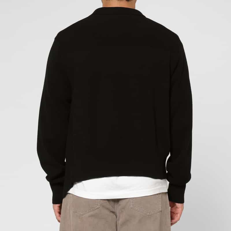 YOKE YOKE＜ヨーク＞ ニットシャツ BLACK