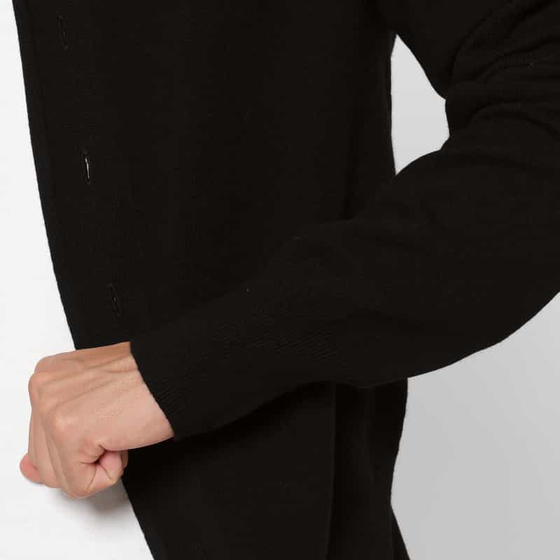 YOKE YOKE＜ヨーク＞ ニットシャツ BLACK