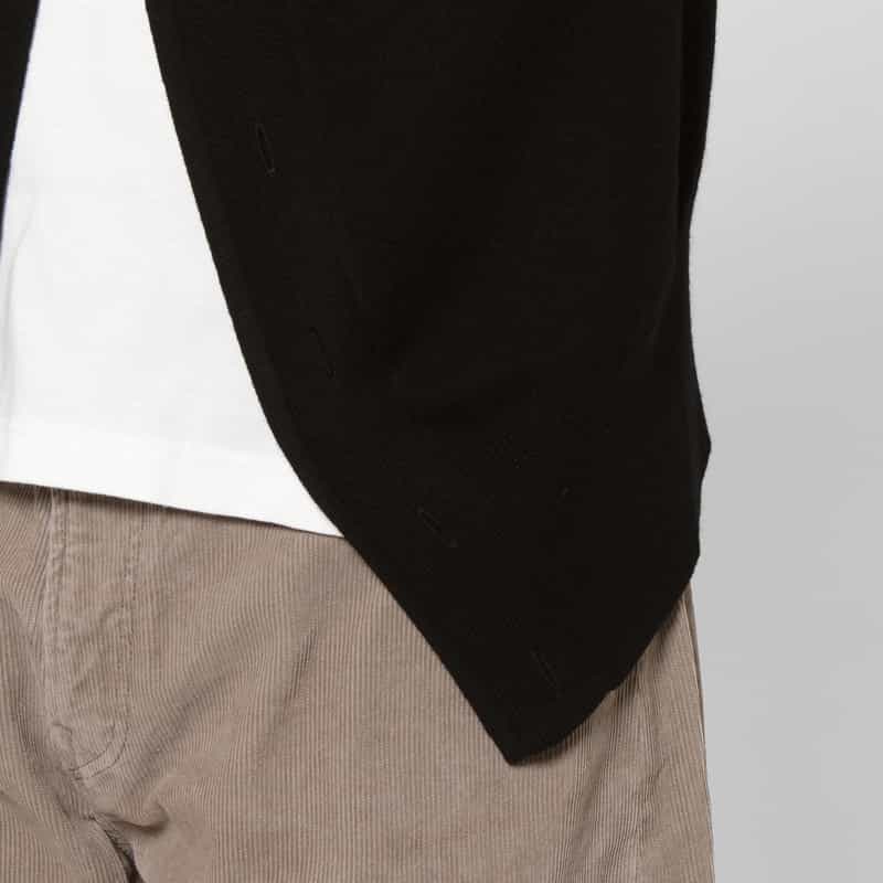 YOKE YOKE＜ヨーク＞ ニットシャツ BLACK