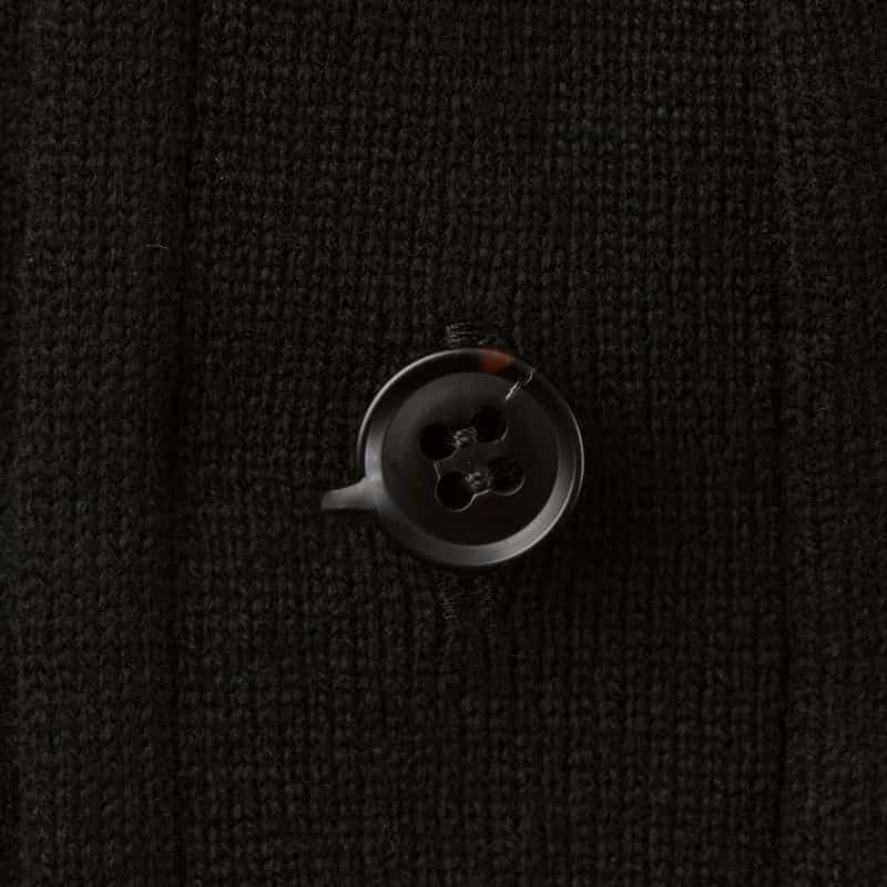 YOKE YOKE＜ヨーク＞ ニットシャツ BLACK